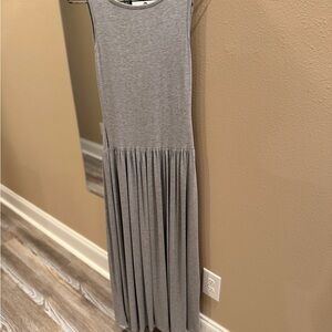 See You Monday Light Gray Dress